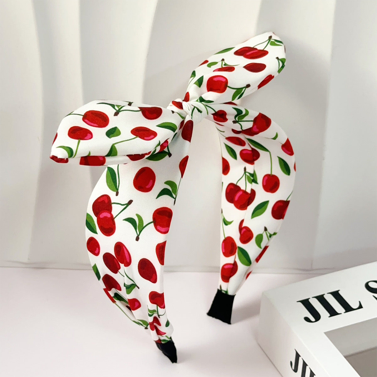 Cherry Bliss Bow Headband