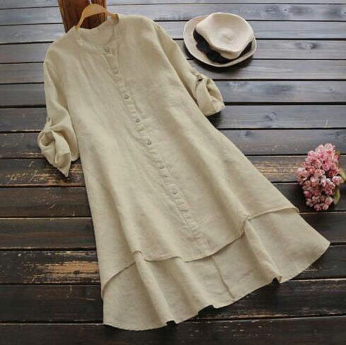 Breezy Button-Down Cover-Up