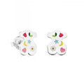 Colorful Teddy Stud Earrings