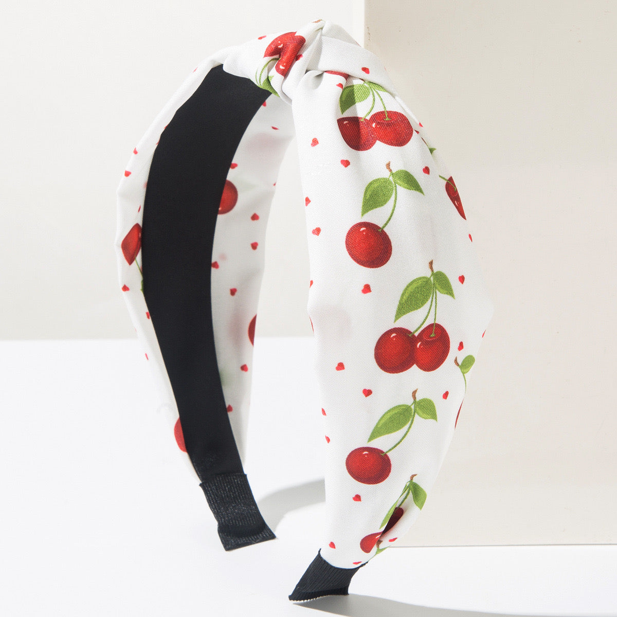 Cherry Charm Knot Headband