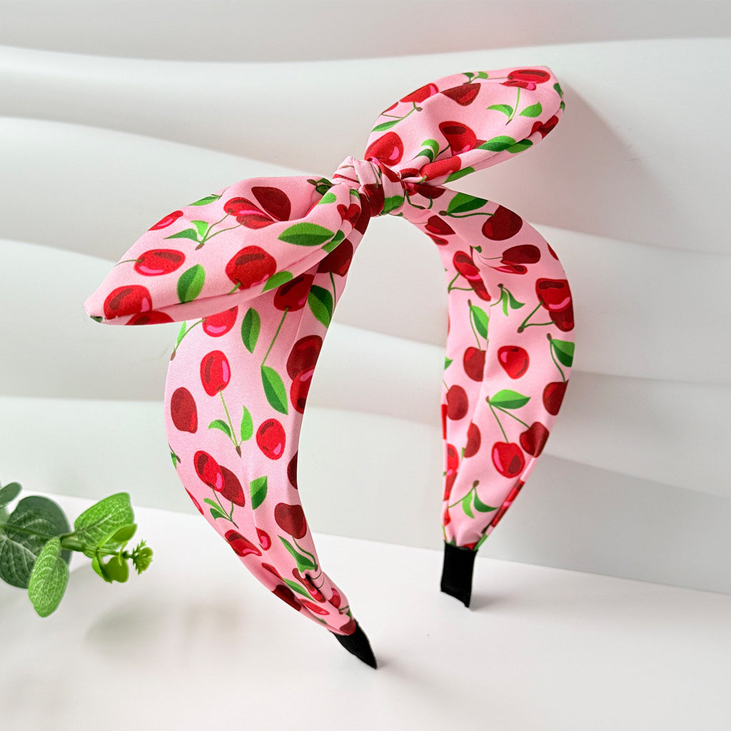 Cherry Bliss Bow Headband