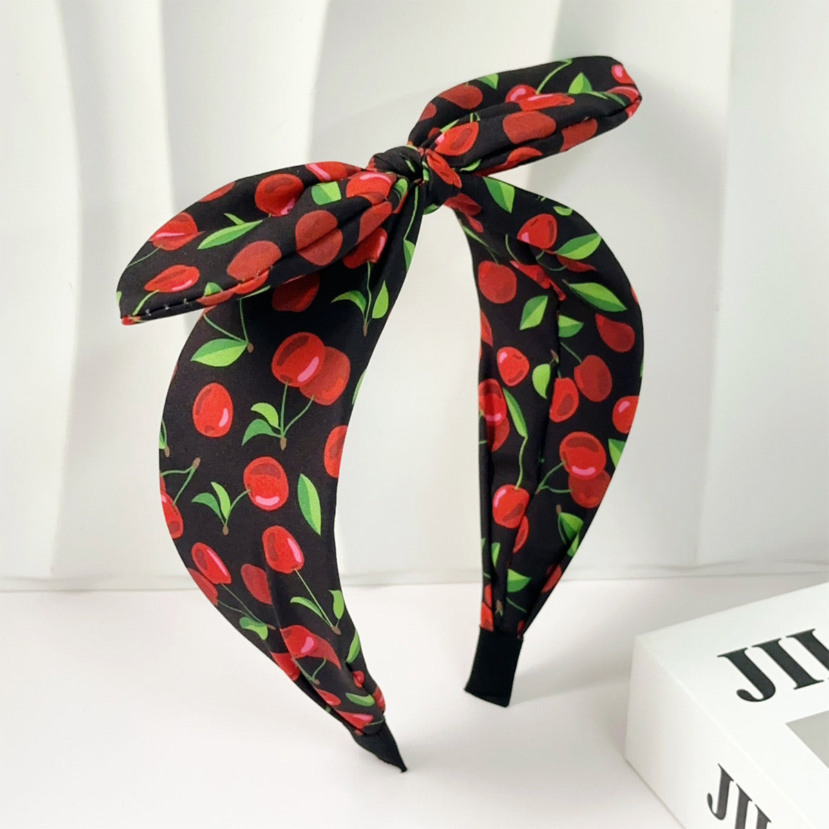 Cherry Bliss Bow Headband