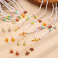 Sports Pearl Necklace, Bracelet & Earring Set