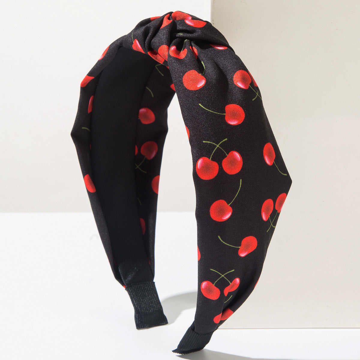 Cherry Charm Knot Headband