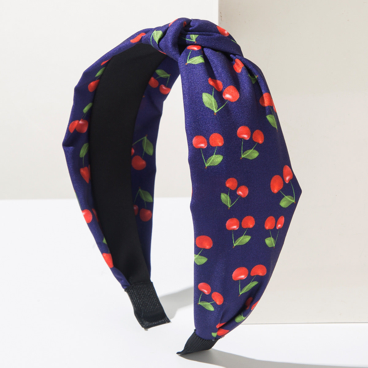Cherry Charm Knot Headband