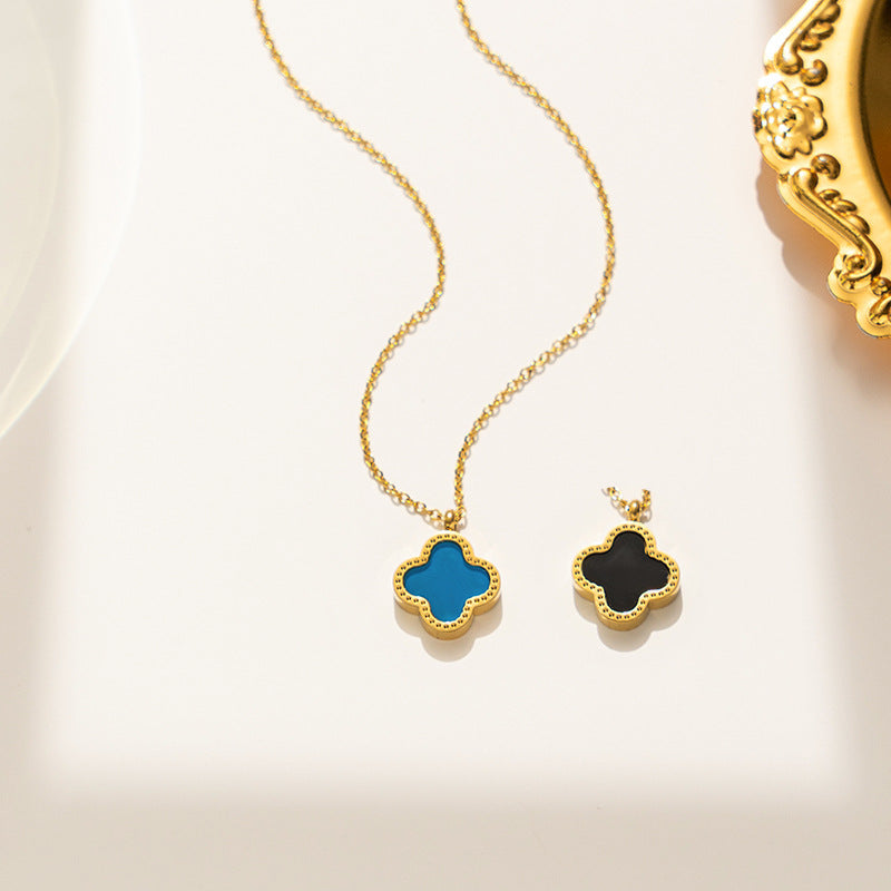 Double Side Clover Necklace