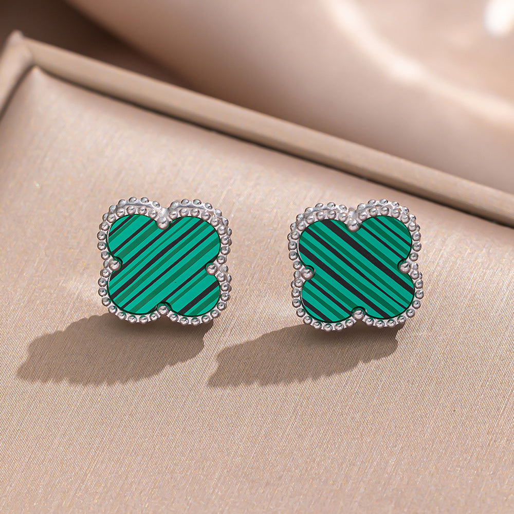 Bella Clover Stud Earrings